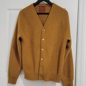 Kigs Road Sportwear Men's Store Mustard V-Neck Button Cardigan